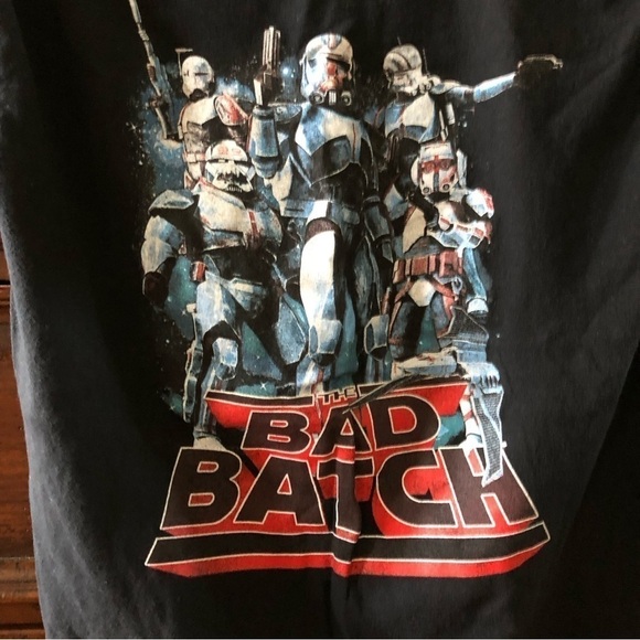 Bad Batch black short sleeve graphic tee in size M - Picture 3 of 5